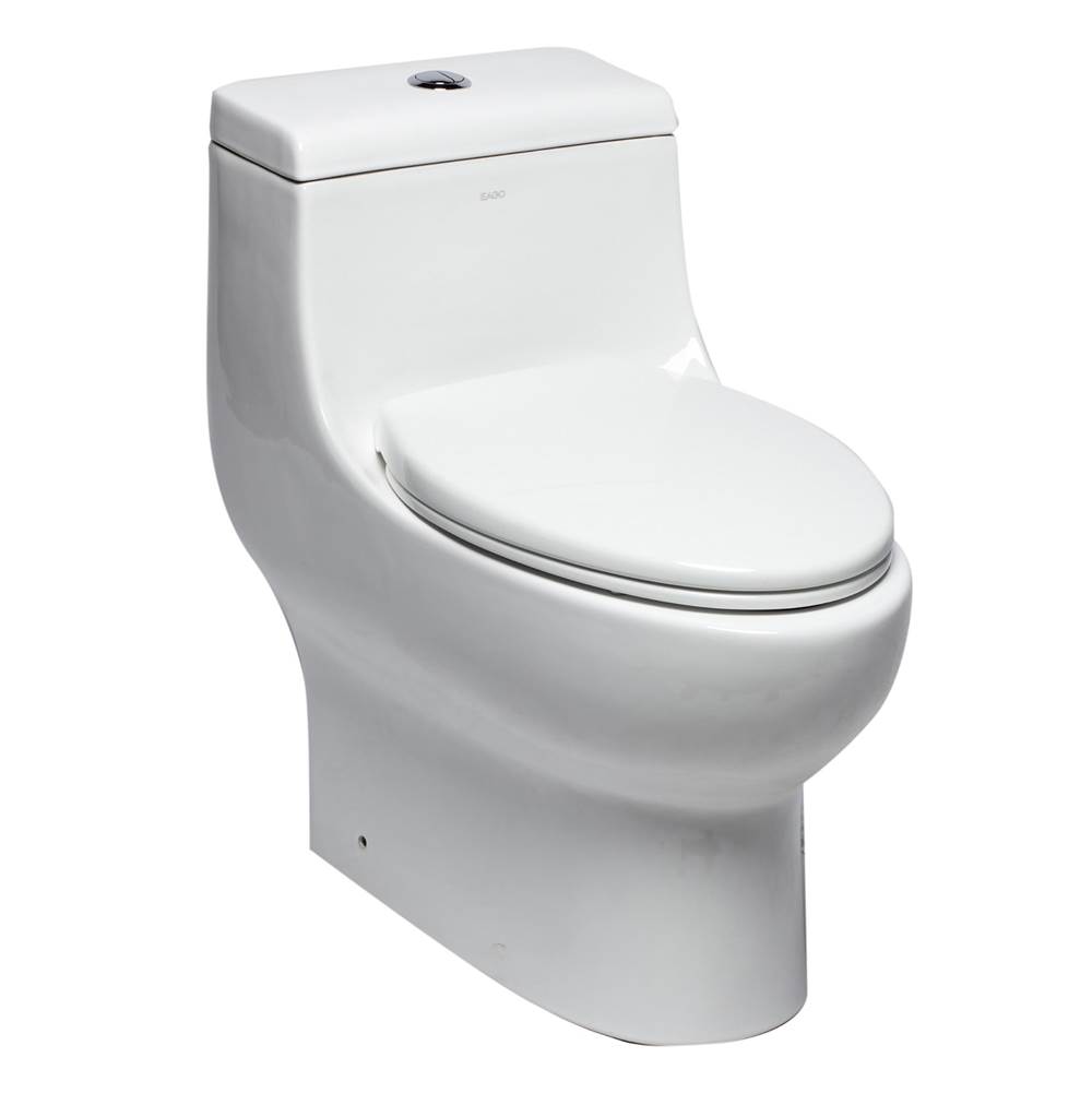 Alfi Trade EAGO TB358 Dual Flush One Piece Elongated Ceramic Toilet