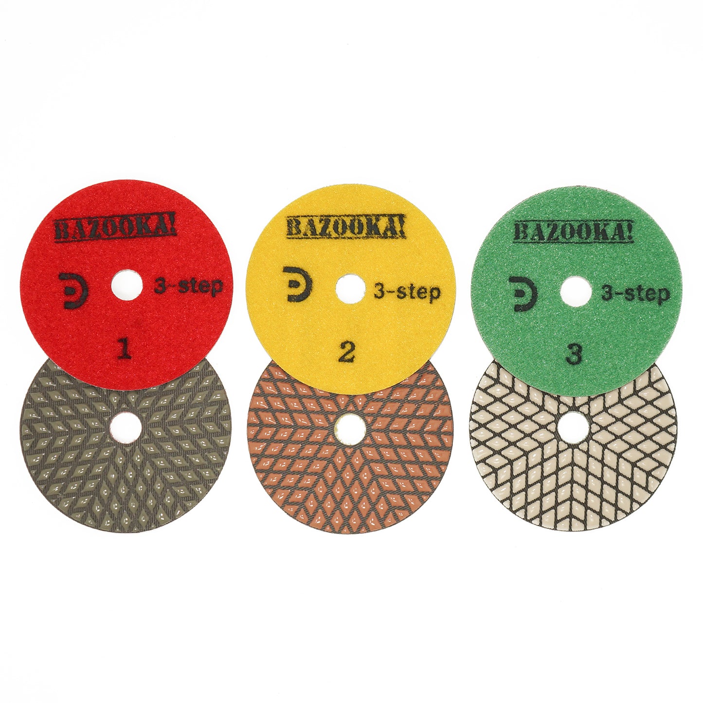 Bazooka 3-Step Dry Polishing Pad