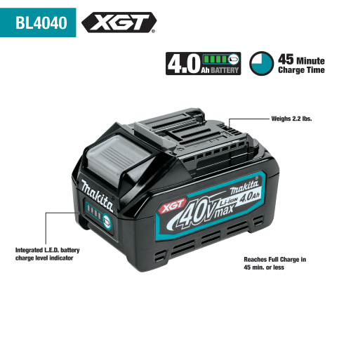 40V Max XGT® 4.0Ah Battery