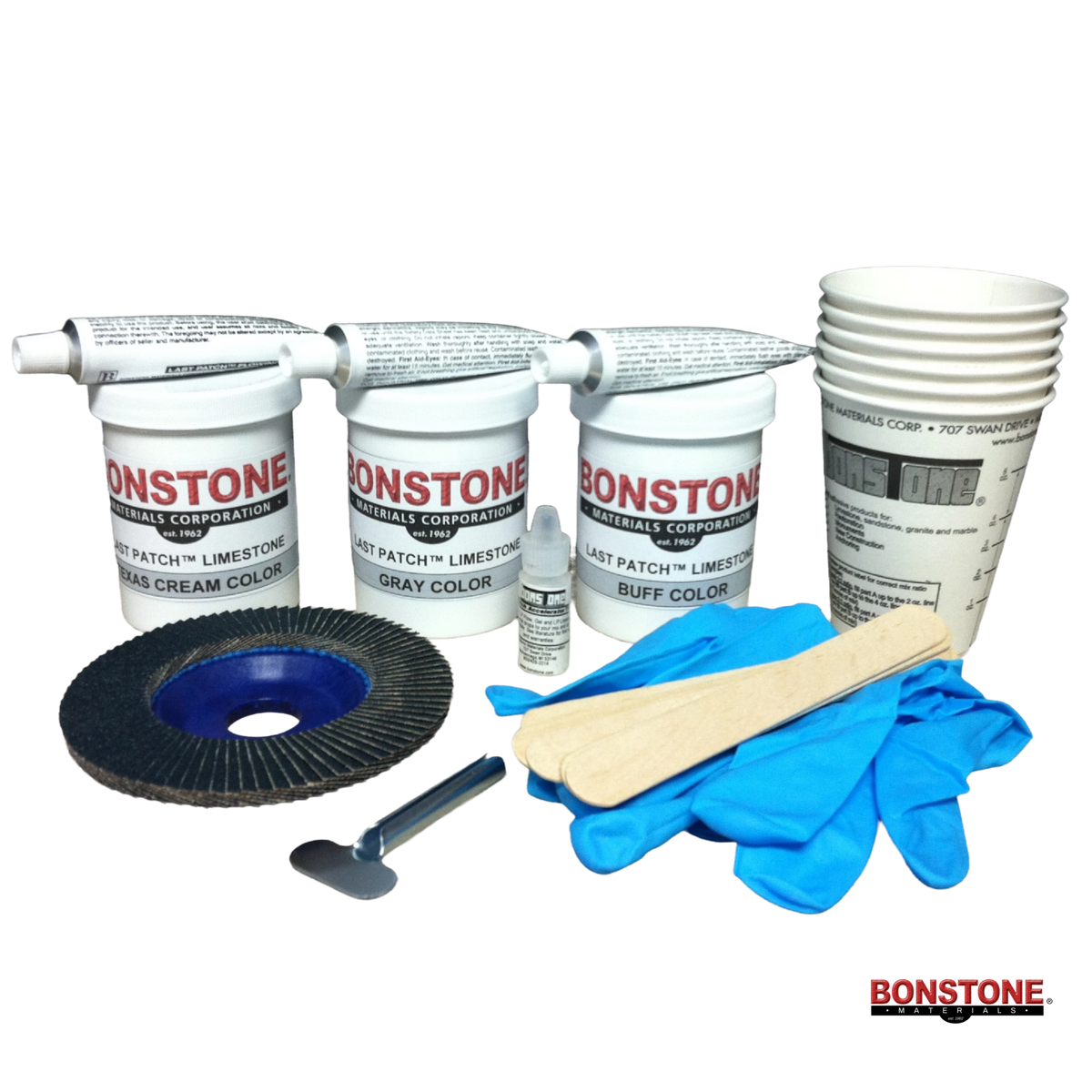 Limestone Shell Column Repair Last Patch™ Limestone Repair Kit – Precision Diamante Tools