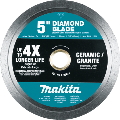 Diamond Blade, Continuous Rim, General Purpose
