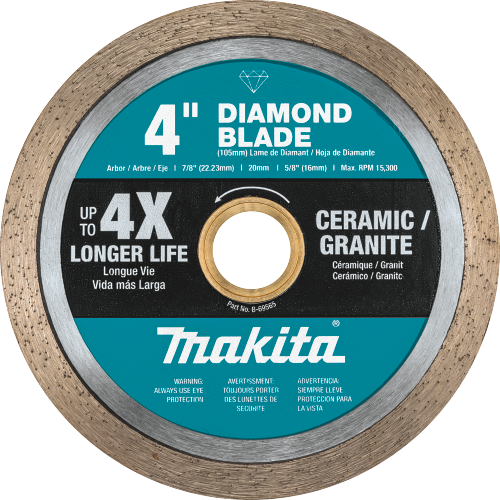 Diamond Blade, Continuous Rim, General Purpose