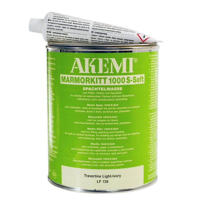 Akemi Marmokitt 1000 S-Soft Travertine Knife Grade
