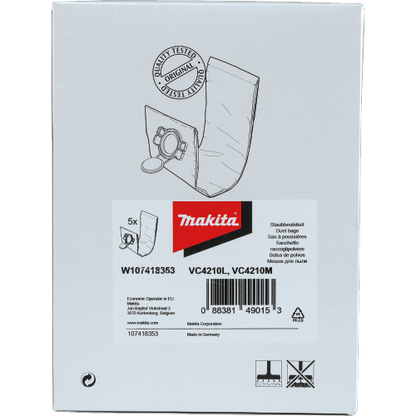 Fleece Filter Bag, 5/pk, VC4210