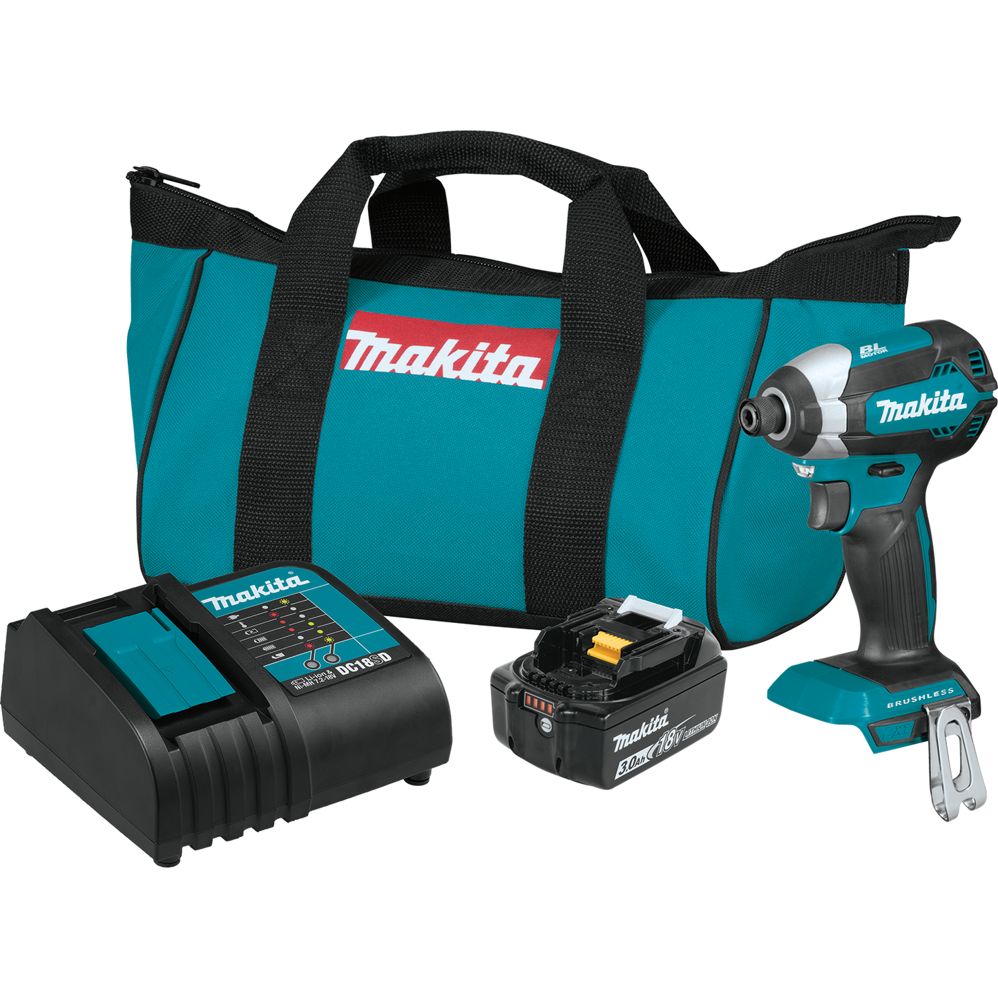 18V LXT® Lithium‑Ion Brushless Cordless Impact Driver Kit (3.0Ah)