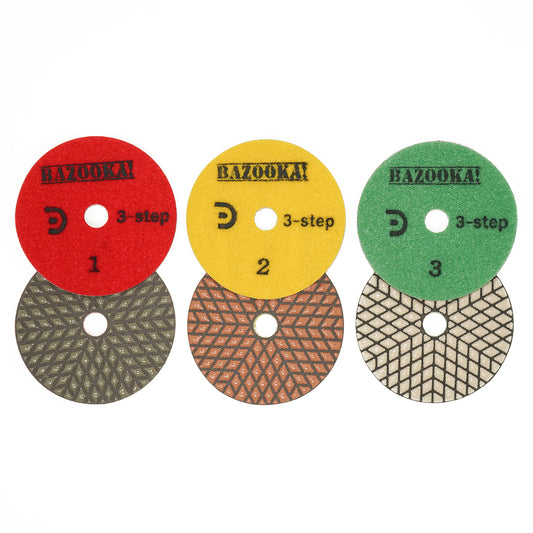 Bazooka 3-Step Dry Polishing Pad