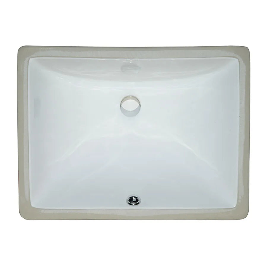 Moselle 1813W Rectangle Undermount Vanity Sink