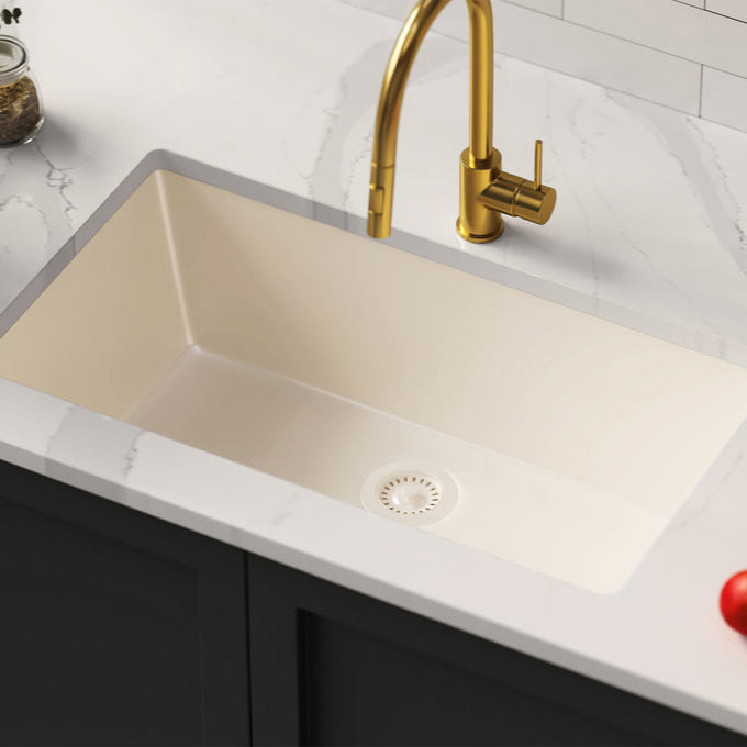 Pelican Crystallite Series PL-100 Granite Composite Single Bowl Sink