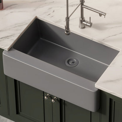 Pelican Crystallite Series PL-300 Granite Composite Apron Front Sink