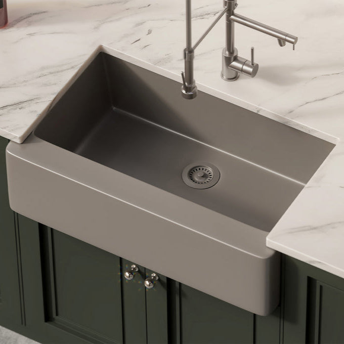 Pelican Crystallite Series PL-300 Granite Composite Apron Front Sink
