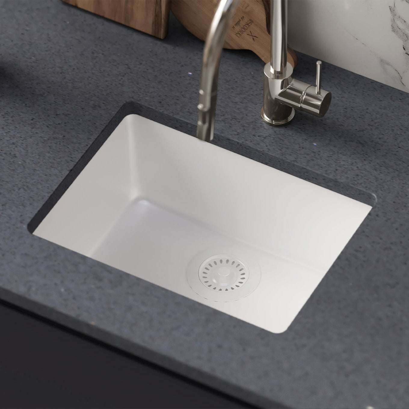 Pelican Crystallite Series PL-350 Granite Composite Single Bowl Bar Sink