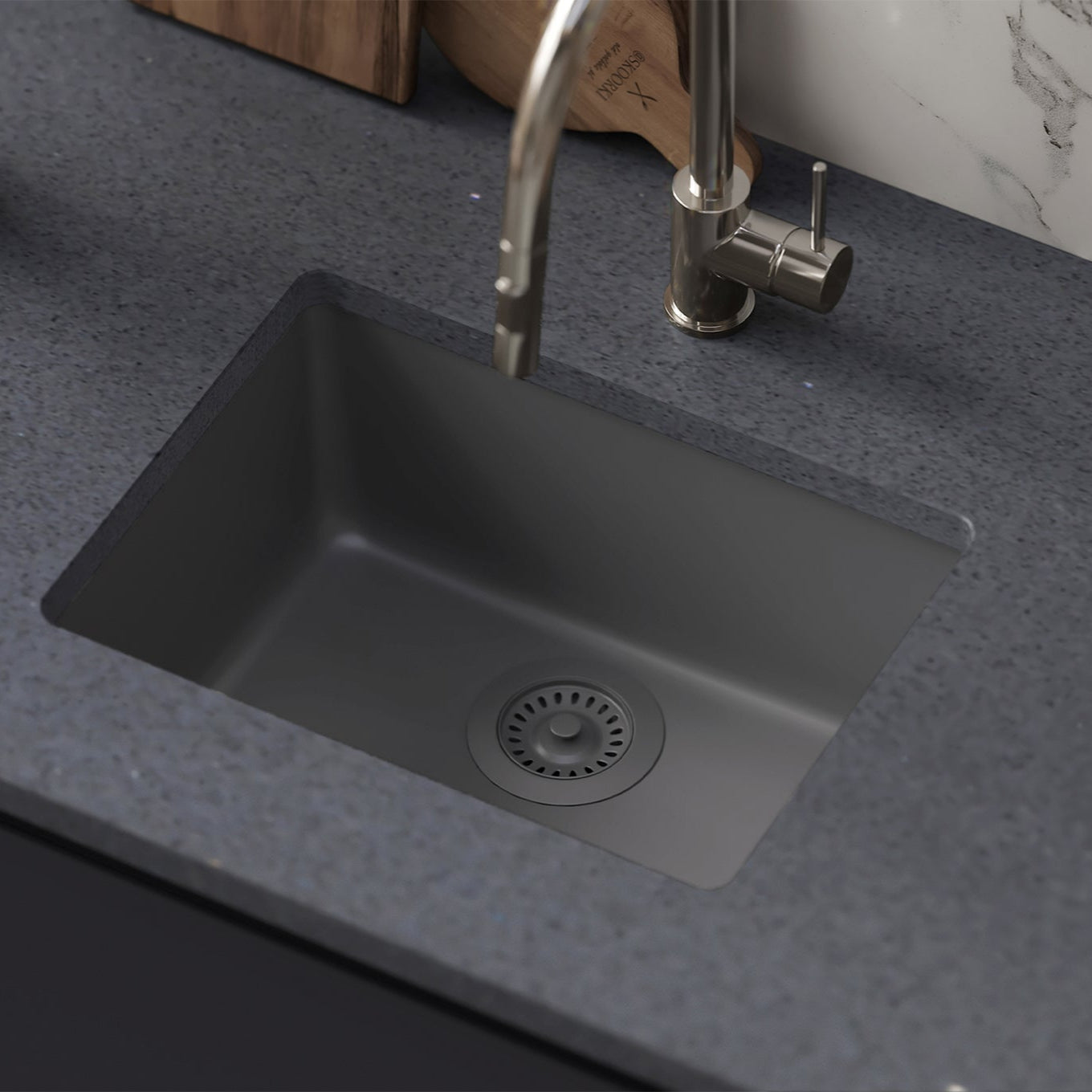 Pelican Crystallite Series PL-350 Granite Composite Single Bowl Bar Sink