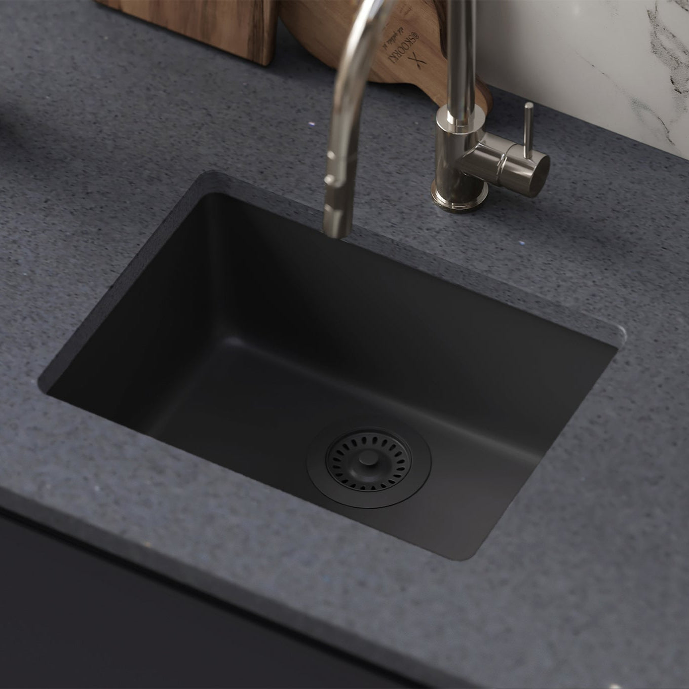 Pelican Crystallite Series PL-350 Granite Composite Single Bowl Bar Sink