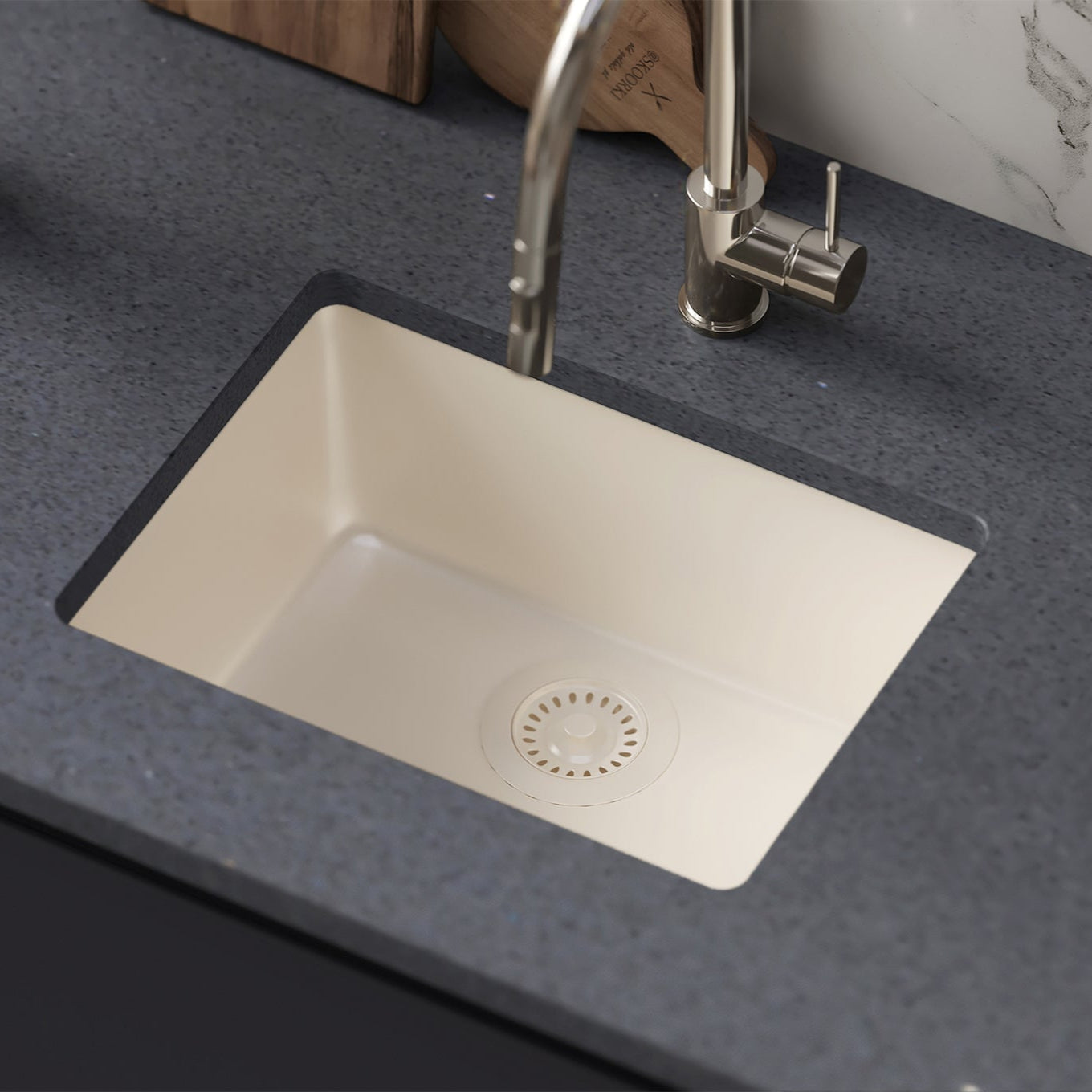 Pelican Crystallite Series PL-350 Granite Composite Single Bowl Bar Sink