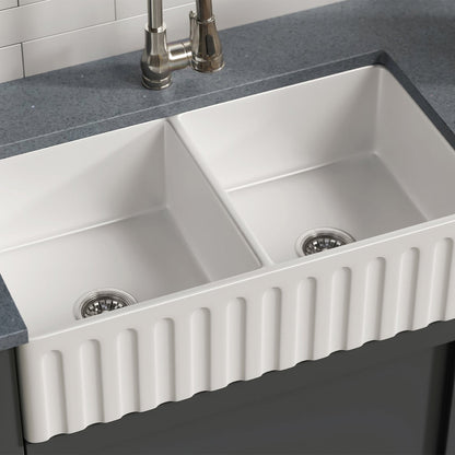 Pelican Farmhouse Series Reversible Farmhouse Sink