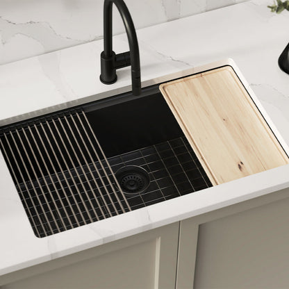 Pelican Crystallite Series PL-WS400 Granite Composite Workstation Sink