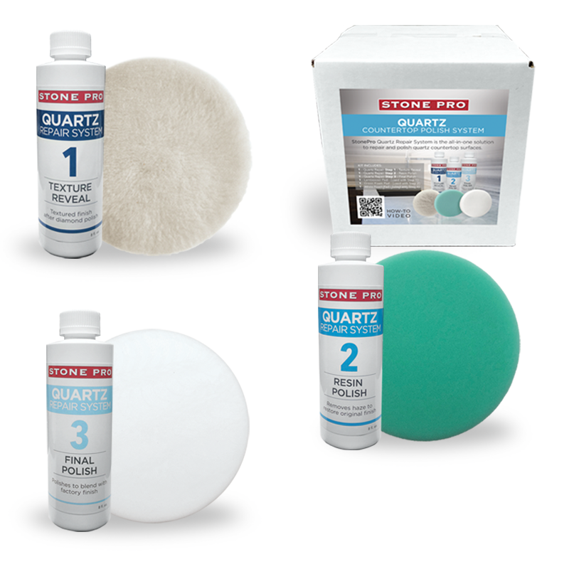 Quartz Countertop Polish System Kit