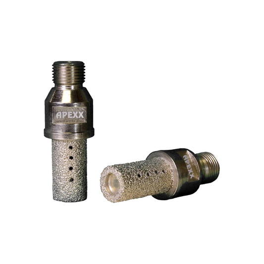 APEXX Brazed CNC Finger Bits for Marble & Limestone