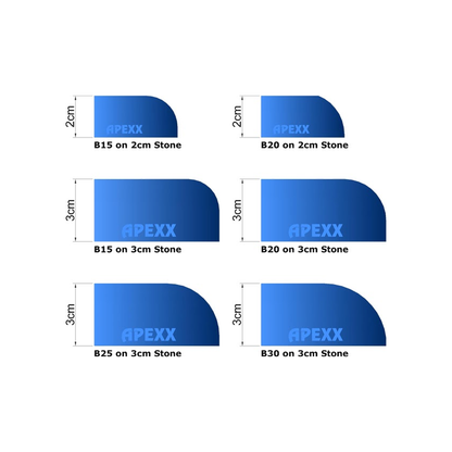 APEXX Shape B Brass-Core Router Bits