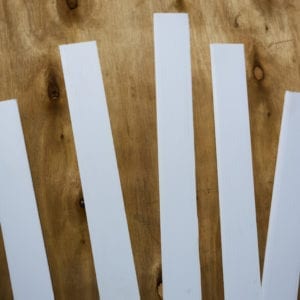 Corrugated Plastic Template Strips - 20 Pieces