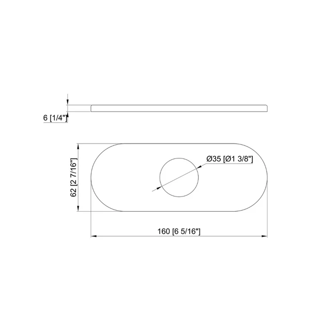 Deck Plates - Turn a 3-Hole Installation Into 1-Hole
