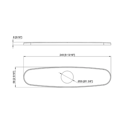 Deck Plates - Turn a 3-Hole Installation Into 1-Hole