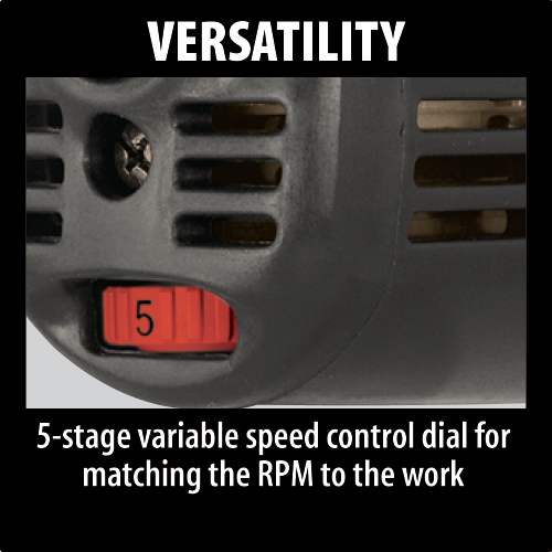 6" SJS™ High‑Power Cut‑Off/Angle Grinder