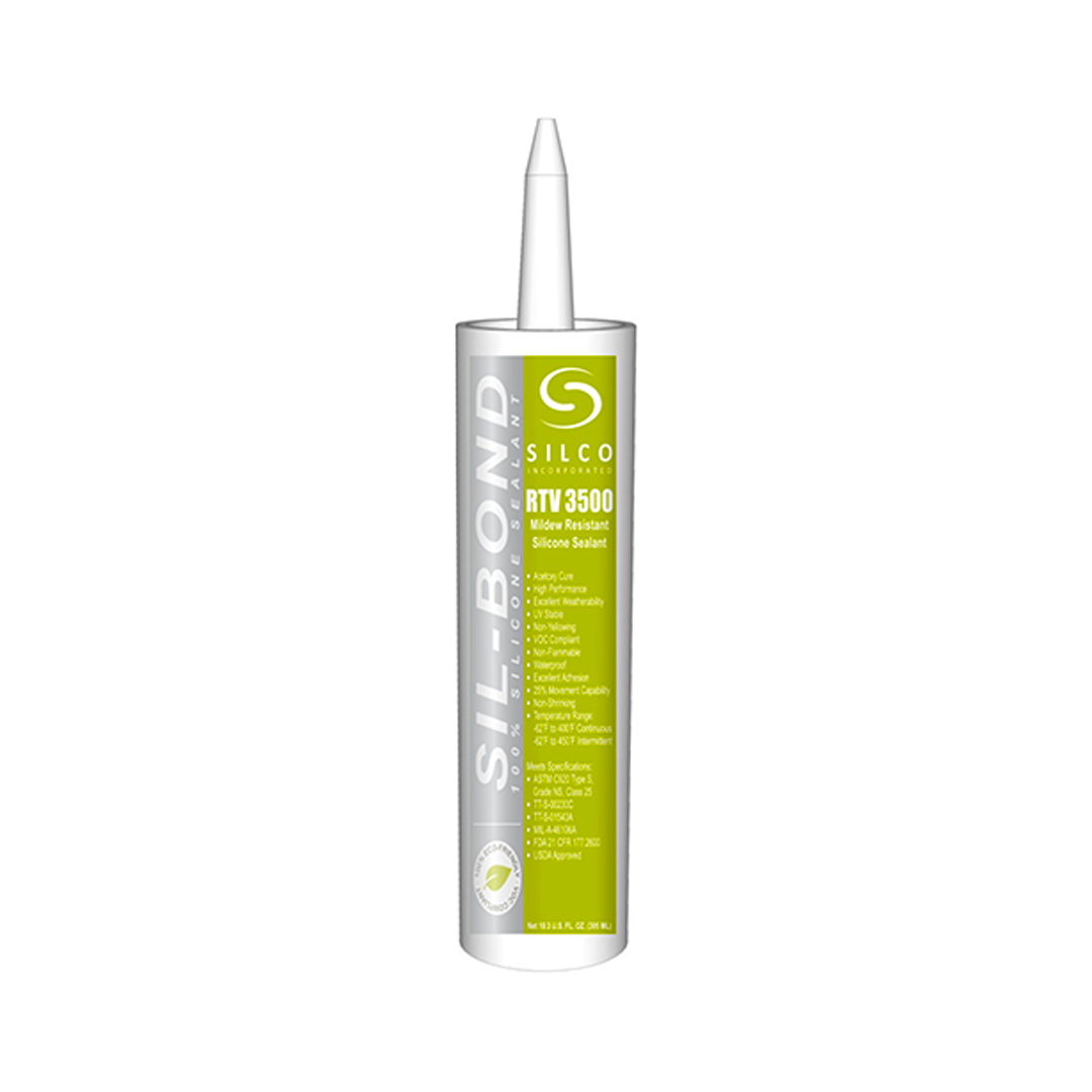 Mildew Resistant 1-Part Industrial/Construction Grade Silicone Sealant