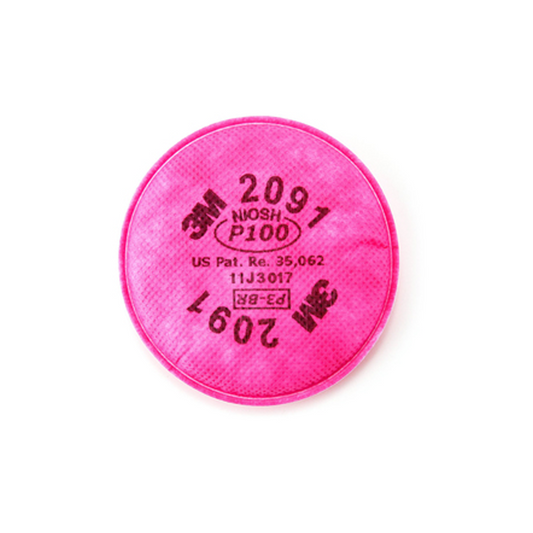 3M™ P100 Respirator Filter For FF-400 Series Respirators (100 Per Case)