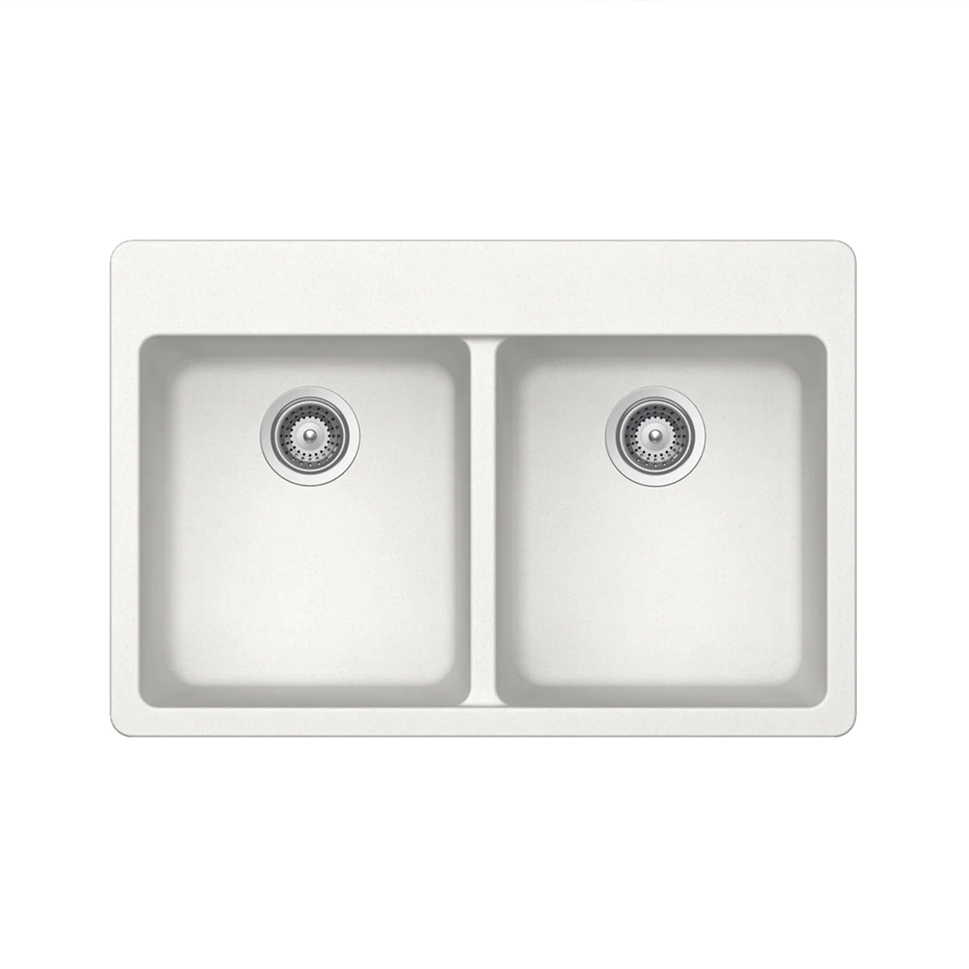 Pelican Crystallite Series PL-200 Granite Composite Double Bowl Sink