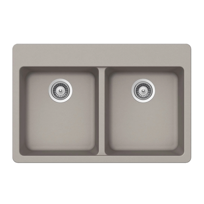 Pelican Crystallite Series PL-200 Granite Composite Double Bowl Sink