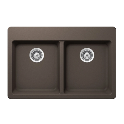 Pelican Crystallite Series PL-200 Granite Composite Double Bowl Sink