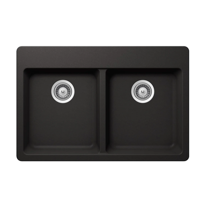 Pelican Crystallite Series PL-200 Granite Composite Double Bowl Sink