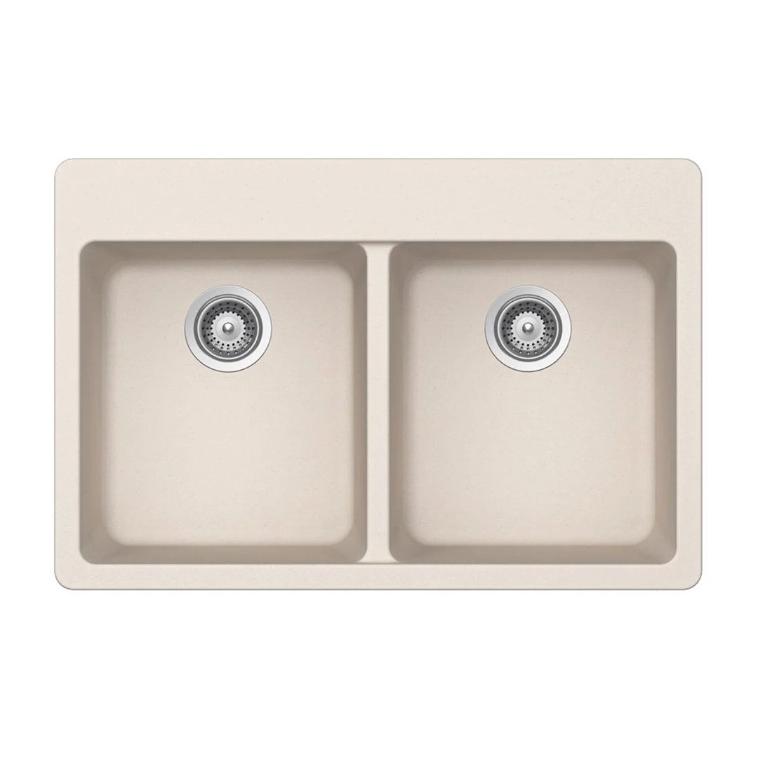 Pelican Crystallite Series PL-200 Granite Composite Double Bowl Sink