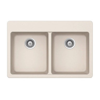 Pelican Crystallite Series PL-200 Granite Composite Double Bowl Sink