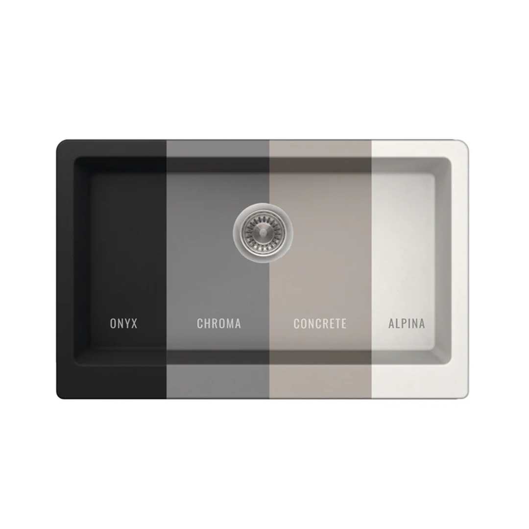 Pelican Crystallite Series PL-300 Granite Composite Apron Front Sink