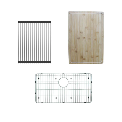 Pelican Crystallite Series PL-WS400 Granite Composite Workstation Sink