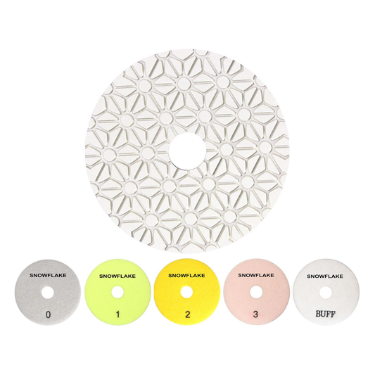 MUSTANG SNOWFLAKE™ 3-Step Polishing Pads
