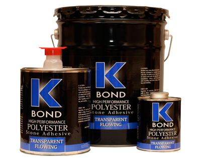 K-Bond POLYESTER Stone Adhesive - Transparent Flowing